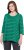 Ulla Popken Striped 3/4 Sleeve A-Line Tee Moss Green - Majice - 