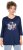 Ulla Popken Casual Mood Floral V-Neck Tee Navy - Majice - 