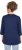 Ulla Popken Casual Mood Floral V-Neck Tee Navy - Majice - 