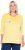 Ulla Popken Paper Boat Print 3/4 Sleeve Tee Sun Yellow - Tiskana majica za žene - 