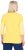 Ulla Popken Paper Boat Print 3/4 Sleeve Tee Sun Yellow - Tiskana majica za žene - 