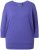 Ulla Popken Quick Drying Batwing Sleeve Tee Blueberry - Tiskana majica za žene - 