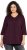 Ulla Popken Mixed Pattern Stripe 3/4 Sleeve Tee Black - Tiskana majica za žene - 