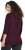 Ulla Popken Mixed Pattern Stripe 3/4 Sleeve Tee Black - Tiskana majica za žene - 