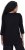 Ulla Popken Flower Epaulet 3/4 Sleeve Top Black - Tiskana majica za žene - 