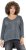 Ulla Popken 87 Applique Oversized Long Sleeve Tee Graphite Grey - Majice - 