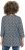Ulla Popken Graphic Print Pleated 3/4 Sleeve Tee Atlantic Blue - Majice - 