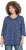 Ulla Popken Graphic Print Pleated 3/4 Sleeve Tee Blue - Majice - 