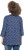 Ulla Popken Graphic Print Pleated 3/4 Sleeve Tee Blue - Majice - 