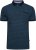 Kam Jeans 5527 AOP Pique Polo with Tipping on Collar/Cuffs Navy - Polo majice - Muške Polo Majice Veliki Brojevi