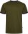 Kam Jeans 5781 Ringer Tee with Shoulder Tape Dark Olive - Majice Kratkih Rukava - Muške Majice Kratkih Rukava Veliki Brojevi 