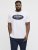 Jack & Jones Dover Denim O-Neck T-Shirt White - Majice Kratkih Rukava - Muške Majice Kratkih Rukava Veliki Brojevi 