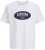 Jack & Jones Dover Denim O-Neck T-Shirt White - Majice Kratkih Rukava - Muške Majice Kratkih Rukava Veliki Brojevi 