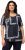 Ulla Popken Paisley A-Line Short Sleeve Tee Navy Blue - Tiskana majica za žene - 