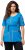 Ulla Popken Paisley A-Line Short Sleeve Tee Sapphire Blue - Tiskana majica za žene - 