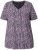 Ulla Popken So Many Dots Tee Light Heather - Tiskana majica za žene - 