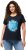 Ulla Popken BISOUS Short Sleeve Graphic Tee Navy Blue - Tiskana majica za žene - 