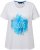 Ulla Popken BISOUS Short Sleeve Graphic Tee Snow White - Tiskana majica za žene - 
