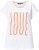Ulla Popken LOVE Short Sleeve Graphic Tee Snow White - Tiskana majica za žene - 