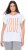 Ulla Popken LOVE Short Sleeve Graphic Tee Snow White - Tiskana majica za žene - 
