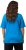 Ulla Popken LOVE Short Sleeve Graphic Tee Sapphire Blue - Tiskana majica za žene - 