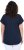 Ulla Popken Metallic Animal Cap Sleeve Graphic Tee Navy - Tiskana majica za žene - 