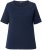 Ulla Popken TRUE Lettering Short Sleeve Tee Navy Blue - Tiskana majica za žene - 