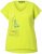Ulla Popken Half-Sleeve A-line V-Neck Boat Pattern T-Shirt Lime - Tiskana majica za žene - 