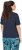 Ulla Popken Ride The Wave Short Sleeve V-Neck Graphic Tee Navy Blue - Tiskana majica za žene - 