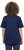 Ulla Popken Marine Print Short Sleeve Tee Ink Blue - Tiskana majica za žene - 