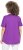 Ulla Popken Marine Print Short Sleeve Tee Purple - Tiskana majica za žene - 