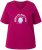 Ulla Popken Shell Picker Club Short Sleeve Graphic Tee Magnolia Red - Tiskana majica za žene - 