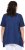 Ulla Popken Sunset Lettering Short Sleeve Graphic Tee Ink Blue - Tiskana majica za žene - 