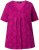 Ulla Popken Snake Print V-Neck Tee Magnolia Red - Tiskana majica za žene - 