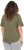 Ulla Popken Beaded Short Sleeve Graphic Tee Olive - Tiskana majica za žene - 