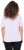 Ulla Popken Abstract Animal Print Short Sleeve Tee Lavender - Tiskana majica za žene - 