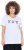 Ulla Popken Bow Short Sleeve Graphic Tee Snow White - Tiskana majica za žene - 