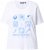 Ulla Popken Drinks And Sunset Graphic Tee Snow White - Tiskana majica za žene - 