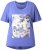 Ulla Popken Lady Of The Moon Short Sleeve Graphic Tee Lavender - Tiskana majica za žene - 