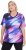 Ulla Popken Cutout Abstract Print Short Sleeve Tee Ink Blue - Tiskana majica za žene - 