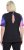 Ulla Popken Cutout Abstract Print Short Sleeve Tee Ink Blue - Tiskana majica za žene - 