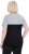 Ulla Popken Nostalgic Escape Performance T-Shirt Black - Tiskana majica za žene - 