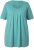 Ulla Popken Essential Front Pleat Tee Green - Majice - 