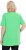 Ulla Popken Essential Front Pleat Tee Mint Green - Majice - 