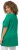 Ulla Popken Essential Front Pleat Tee Emerald Green - Majice - 
