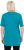 Ulla Popken Essential Front Pleat Tee Teal - Majice - 