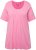 Ulla Popken Essential Front Pleat Tee Light Pink - Majice - 