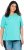 Ulla Popken Piping Accent Functional UVP 50+ Stretch Knit Top Aqua Green - Majice - 