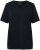 Ulla Popken Essential Notch Neck Stretch Tee Navy Blue - Majice - 