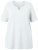 Ulla Popken Essential Notch Neck Stretch Tee Snow White - Majice - 